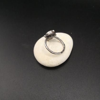 Labradorite Gemstone Stacking Ring Unique Size 7.5..