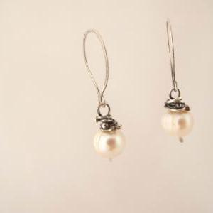 Sterling Silver And Baroque Freshwater Pearl..
