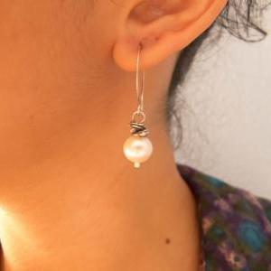 Sterling Silver And Baroque Freshwater Pearl..