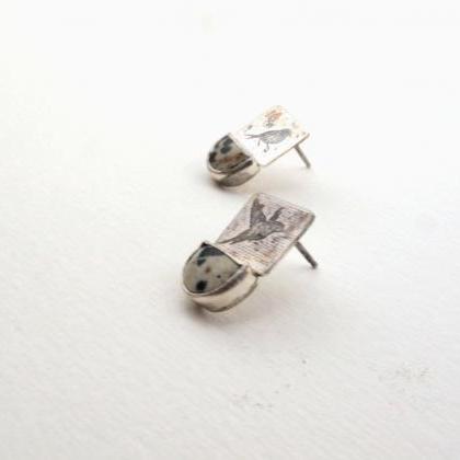 Earrings 192-193/365 -sterling Silver And..